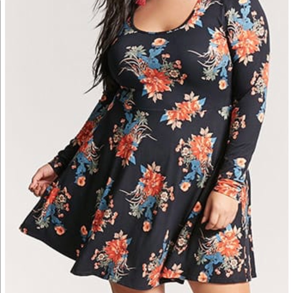 Cute floral forever 21 dress - Picture 1 of 4